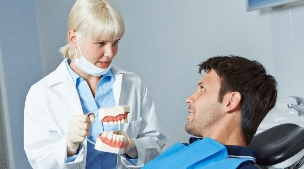Day 3 after immediate dentures